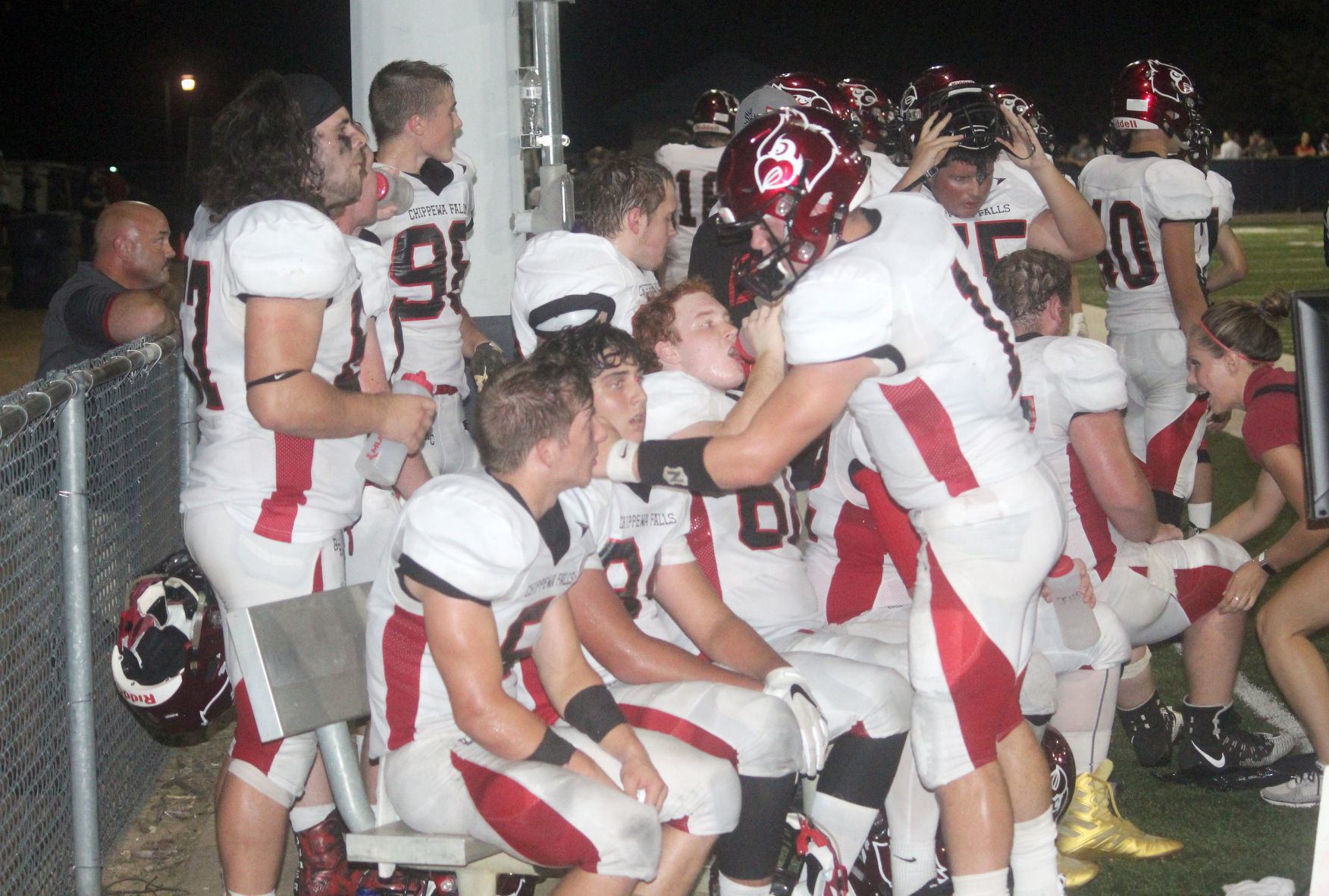 Chi-Hi football at Eau Claire Memorial 9-14-18